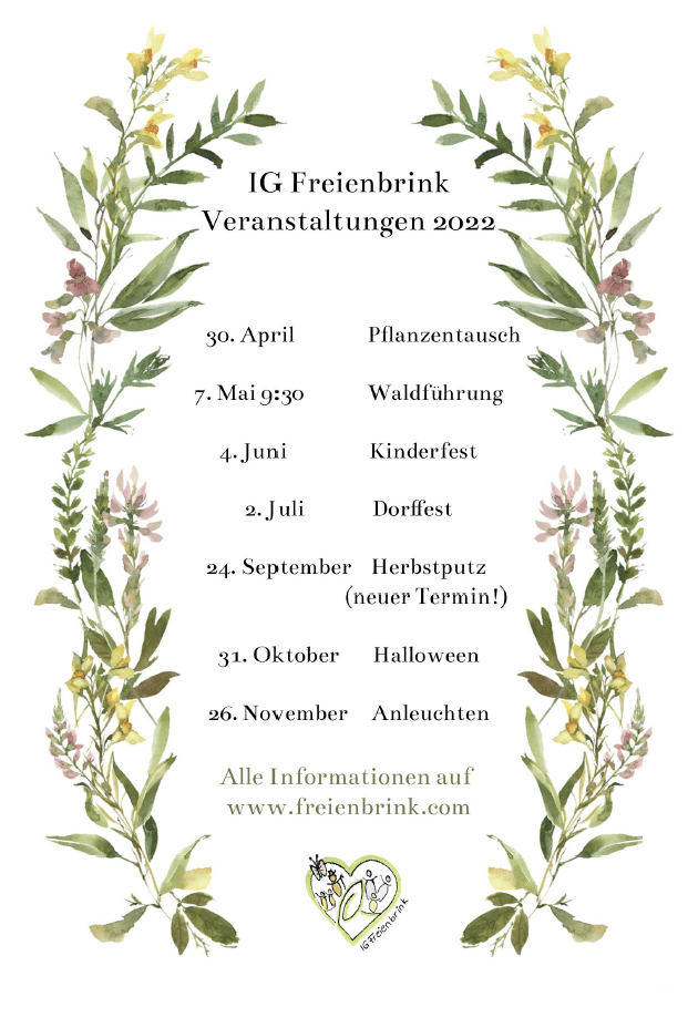 IG Veranstaltungen 2022