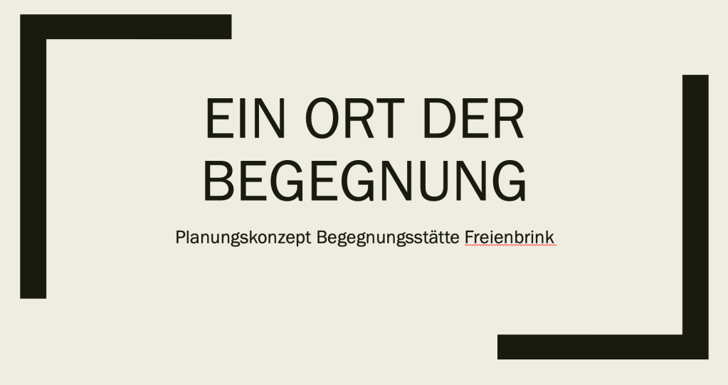 Brief an unsere Gemeinde und deren&nbsp;Vertreter