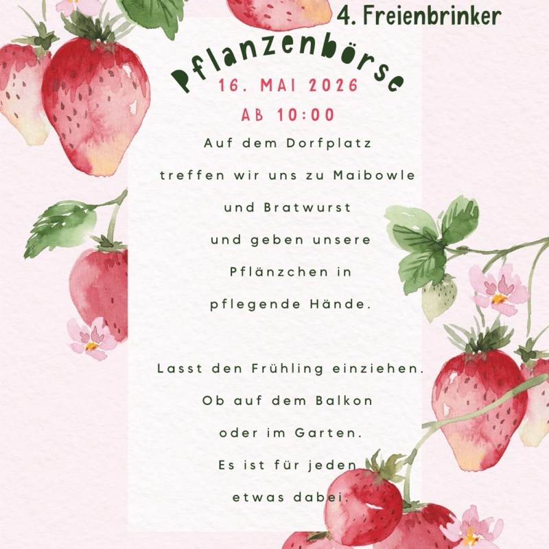Pflanzenbörse 2026